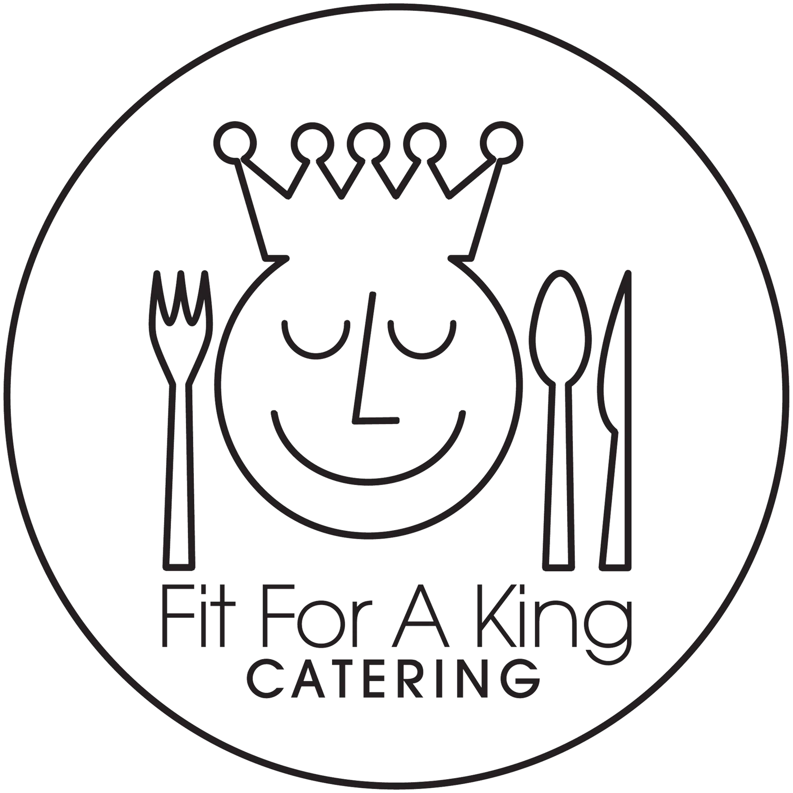 Fit For A King Catering logo